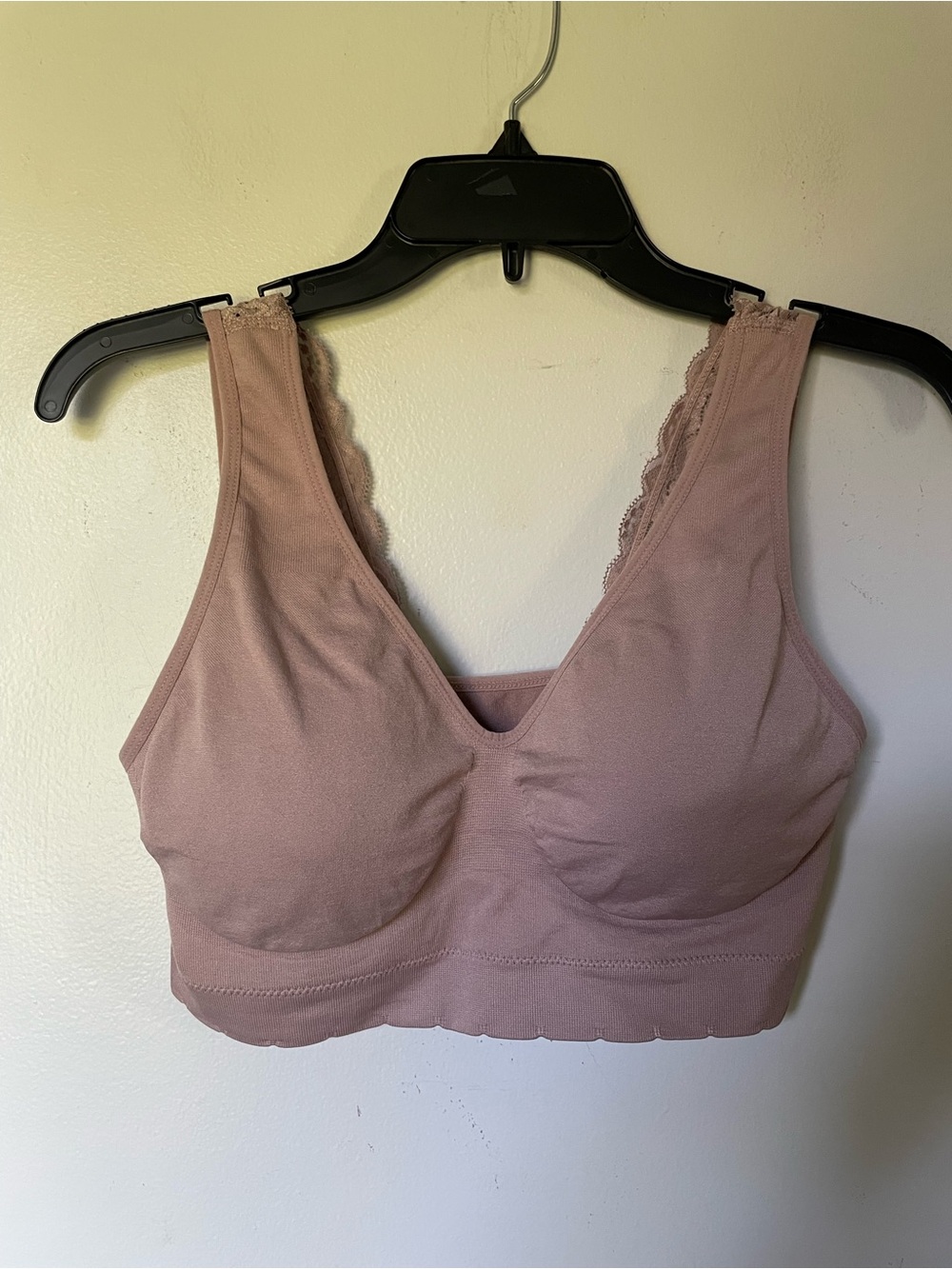 NWOT Laura Ashley Comfort Bralette in Mauve, Size 2X